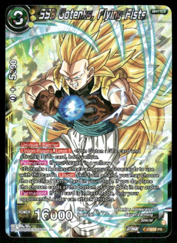 SS3 Gotenks, Flying Fists P-519 PR Holo Dragon Ball Z TCG trading card - Image 1