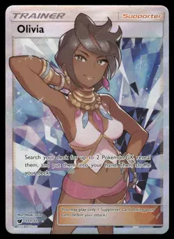 Pokemon Cards Olivia 111/111 Crimson Invasion Ultra Rare NM - Image 1
