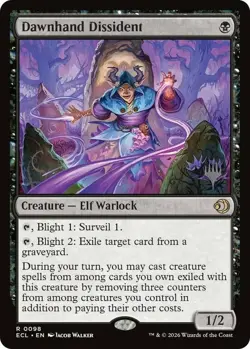 1x Dawnhand Dissident - Foil - Promo Pack MTG Promo Pack Cards NM Magic Foil - Image 1