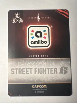 Nintendo Capcom Street Fighter 6 Amiibo Card Series 2 MAI 055 NM-Mint - Image 2