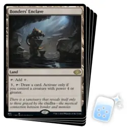 BONDERS' ENCLAVE X4 Jumpstart 2022 Magic MTG MINT CARD - Image 1
