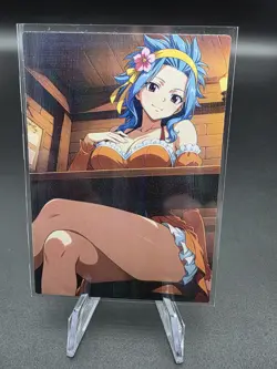 Levy McGarden Fairy Tale Holographic Anime Collectible Trading Card - Image 2