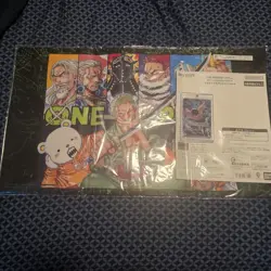 ONE PIECE Card Game Official Playmat Limited Edition Vol. 4 Zoro w/ Promo JP - Image 1