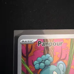 Pokemon TCG Panpour 101/086 NM/M 2025 Black Bolt Full Art Illustration Card - Image 2