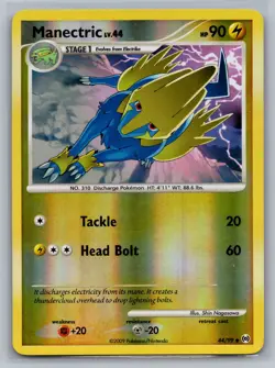 Manectric (44) Arceus #44/99 Uncommon,Reverse Holo Pokemon Card - Image 1