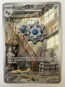 Klang 140/086 Black Bolt Illustration Rare Full Art Pokemon TCG Card NM - Image 1