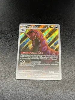 Scolipede 134/086 Pokemon TCG Black Bolt Illustration Rare Card NM/M Condition - Image 3