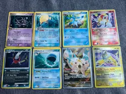 Lot Of 8 Rare Pokemon Cards - Image 1