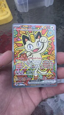 Pokemon TCG Meowth Ex Rule Card 121/088 New In Sleeve - Image 4