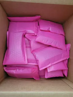 Magic The Gathering booster packs “Gathering The Magic Booster” Bags Pink V1 - Image 1