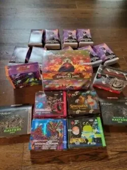 Magic The Gathering booster packs “Gathering The Magic Booster” Bags Pink V1 - Image 2