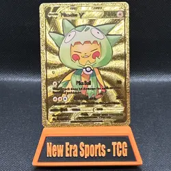 Pokemon🔥PIKACHU🔥CARNIVINE Poncho🔥GOLD FOIL Collectible🔥Pikachu 208/XY-P - Image 1