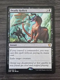 Deadly Rollick - Commander 2020 Magic The Gathering LP NON-Foil MTG TCG - Image 2