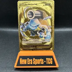 Pokemon🔥BLASTOISE🔥Super-Water Arrow Turtle🔥GOLD FOIL Collectible🔥200 - Image 1