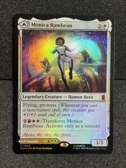 Monica Rambeau #23 (Foil) (NM) Marvel Super Heroes MSH Magic MTG - Image 1