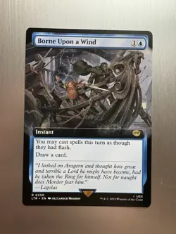 Borne Upon A Wind - 350 - MTG: Lord of the Rings - Extended Art - Rare - Regular - Image 1