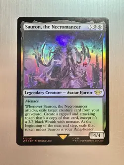 Sauron, The Necromancer - 106 - MTG: Lord of the Rings - Rare - FOIL - Image 1