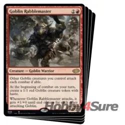 Goblin Rabblemaster X4 M/NM Magic: The Gathering MTG Jumpstart 2022 - Image 1
