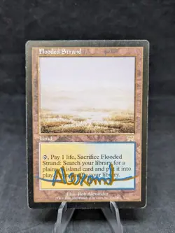 Flooded Strand (316) | MTG Onslaught | Artist Signed | MP | A - Image 1