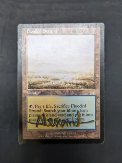 Flooded Strand (316) | MTG Onslaught | Artist Signed | MP | A - Image 2