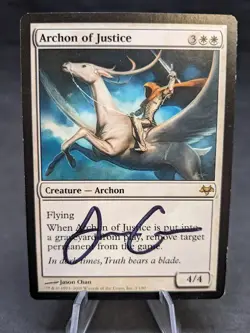 Archon of Justice (1) |MTG Magic the Gathering Eventide| Artist Signed | LP | A - Image 1