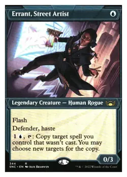 Errant, Street Artist (showcase) streets of new capenna MTG - NM+ - Image 1