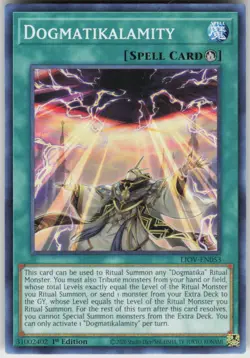 Dogmatikalamity 1st Edition Common Lightning Overdrive LIOV-EN053 LP - Image 1