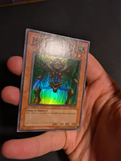 Yugioh Man-Eater Bug LOB-108 1st Edition Super Rare Glossy VLP-NM! - Image 3