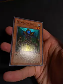 Yugioh Man-Eater Bug LOB-108 1st Edition Super Rare Glossy VLP-NM! - Image 4