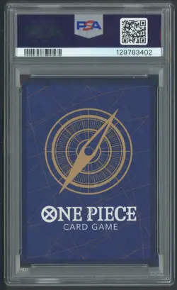 2025 One Piece Marshall D Teach OP12 EN 3rd Anniversary Gold PSA 10 GEM MINT - Image 2
