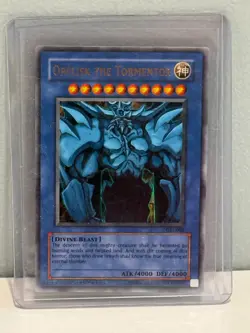 1996 Yu-Gi-Oh Divine Beast Obelisk the Tormentor ATK/4000 DEF/4000 GBI-002 - Image 1