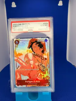 2023 One Piece Gift Collection - PORTGAS D. ACE - #P-028 - GEM MT PSA 10 - Image 1