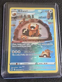 Bibarel Crown Zenith Galarian Gallery Full Art Holo Rare Card GG25/GG70 - Image 1