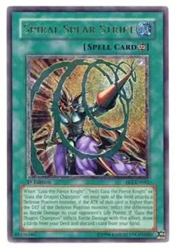 Yugioh! LP Spiral Spear Strike - FET-EN043 - Ultimate Rare - Unlimited Edition L - Image 1