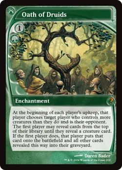 Oath of Druids (Future Sight) [Mystery Booster 2] Near Mint - Image 1