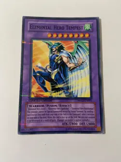 Elemental HERO Tempest MF02-EN001 - LP/NM - Mattel Promos Limited Edition - Image 1
