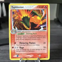TYPHLOSION 034 RARE HOLO 2006 BLACK STAR PROMO POKEMON CARD US Seller - LP - Image 1