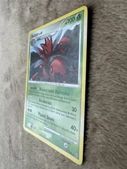 2008 Pokemon TCG DP Stormfront Scizor Lv.47 HP 100 Regular Non-holo 25/100 LP - Image 3