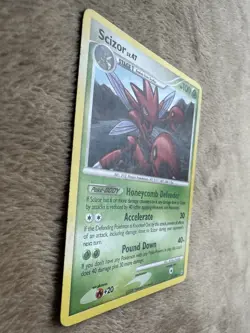 2008 Pokemon TCG DP Stormfront Scizor Lv.47 HP 100 Regular Non-holo 25/100 LP - Image 5