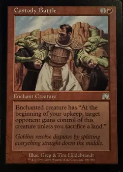 Custody Battle - Onslaught - Magic The Gathering Card - Image 1