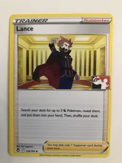 Lance 159/195 Prize Pack Series 3 Promo Pokemon Card NM - Image 1