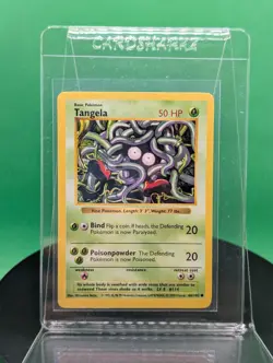 Tangela 66/102 Shadowless Base Set Common 1999 English Pokemon Card TCG WoTC - Image 3