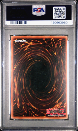 2003 YUGIOH MASK OF RESTRICT #LON-018 1ST EDITION ULTRA RARE HOLO - PSA 8 💎 - Image 2