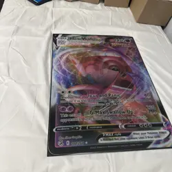 Mew Vmax Gengar Vmax Lenticular Promo Card Official Pokemon Banner LGS Shop Disp - Image 2