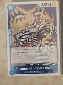 Prisoner of Impel Down OP16-042 Rare The Time of Battle Foil English One Piece!! - Image 4