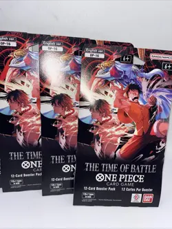 x6 One Piece TCG English OP-16 The Time of Battle Sleeved Blister Booster Pack - Image 4