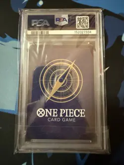 2024 One Piece OP08 EN Monkey D. Luffy Treasure Rare #109 PSA 9 MINT - Image 4