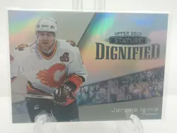 2022-23 Upper Deck Stature Hockey Dignified D-23 Jarome Iginla Calgary Flames - Image 1