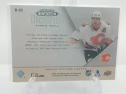 2022-23 Upper Deck Stature Hockey Dignified D-23 Jarome Iginla Calgary Flames - Image 2