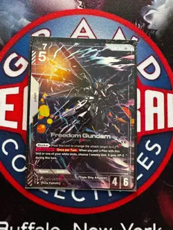 Freedom Gundam GD01-065 LR+ Alt Art GUNDAM TCG CARD GAME ENGLISH NM+ - Image 1